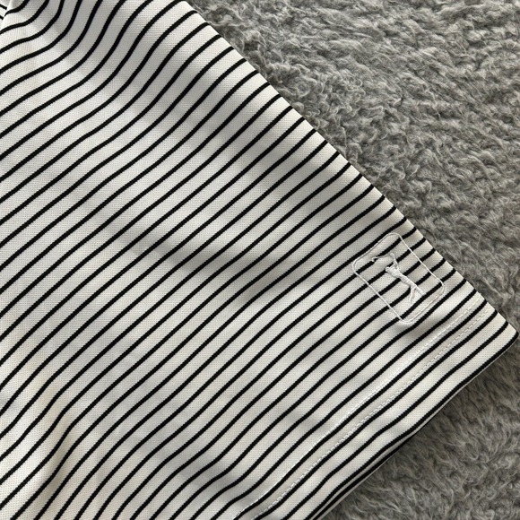 PGA Tour Shirt Mens XXL‎ Black White Striped Polo Golf Embroidered Logo Athletic - Picture 2 of 10